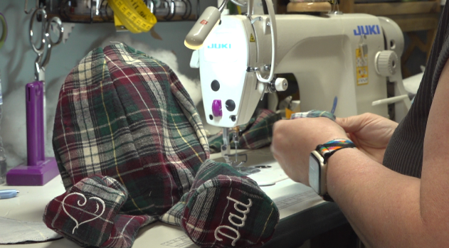 Georgetown woman creates memory bears out of loved ones clothing