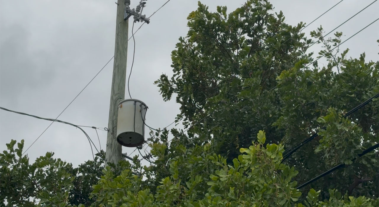 Juno Ridge power line 