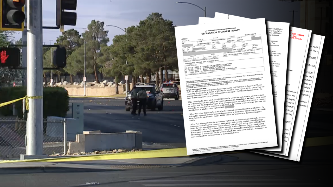 Arrest report: Harmon at Arville OIS