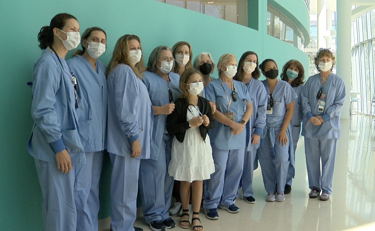 Madi Meeker and Kaiser Permanente nurses.jpg