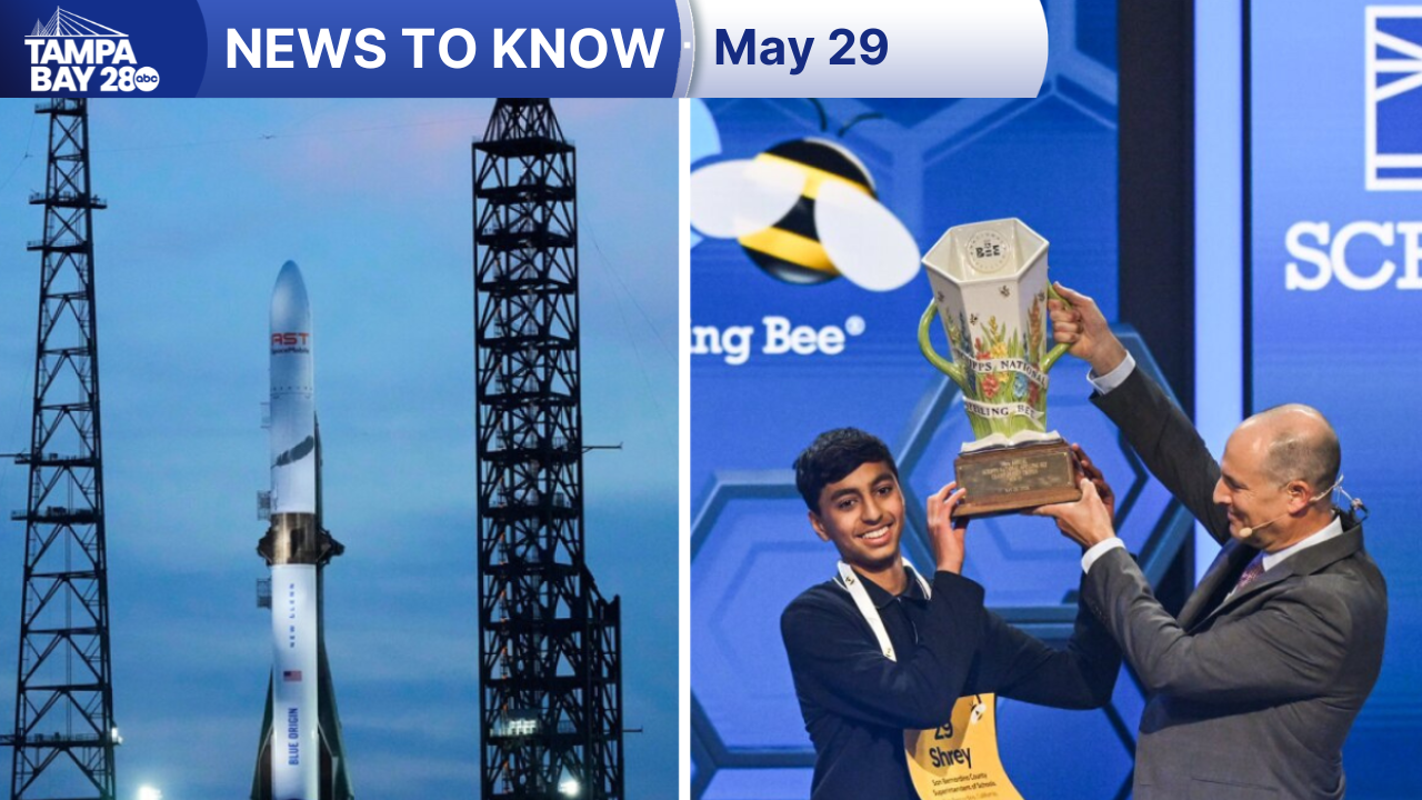 News to Know for May 29, 2026