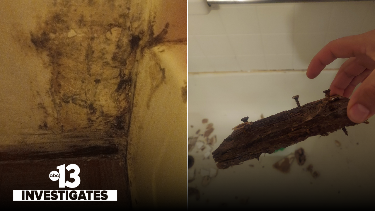 Las Vegas family fights toxic black mold in apartment owned by major corporate landlord, exposing pattern of neglect affecting low-income tenants.