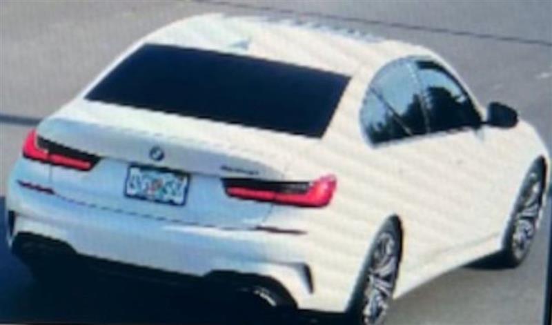 white bmw