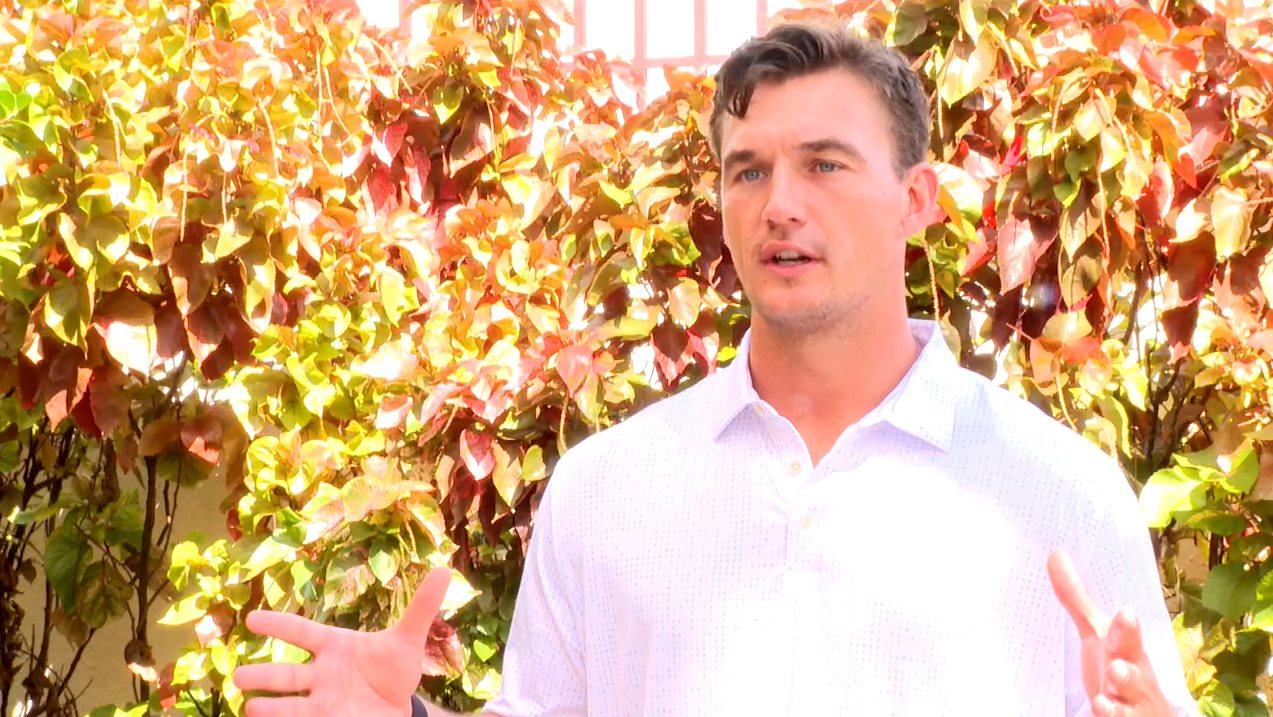 South Florida reality TV stay Tyler Cameron speaks to WPTV on Oct. 6, 2023.PNG
