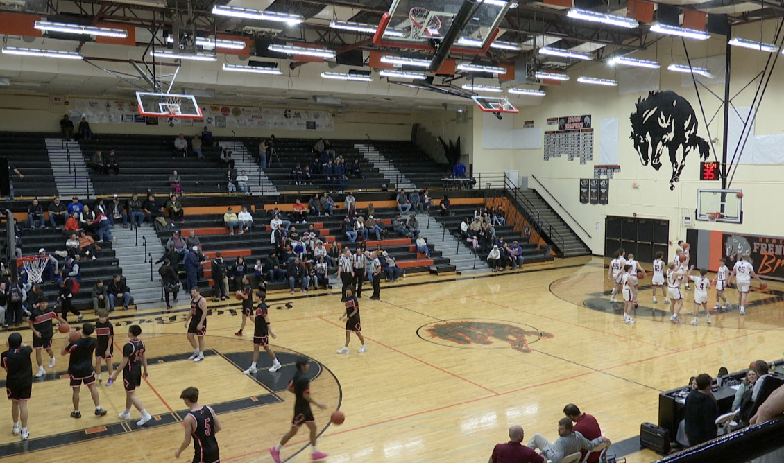 Frechtown gym during Western A Tip-Off, Frenchtown