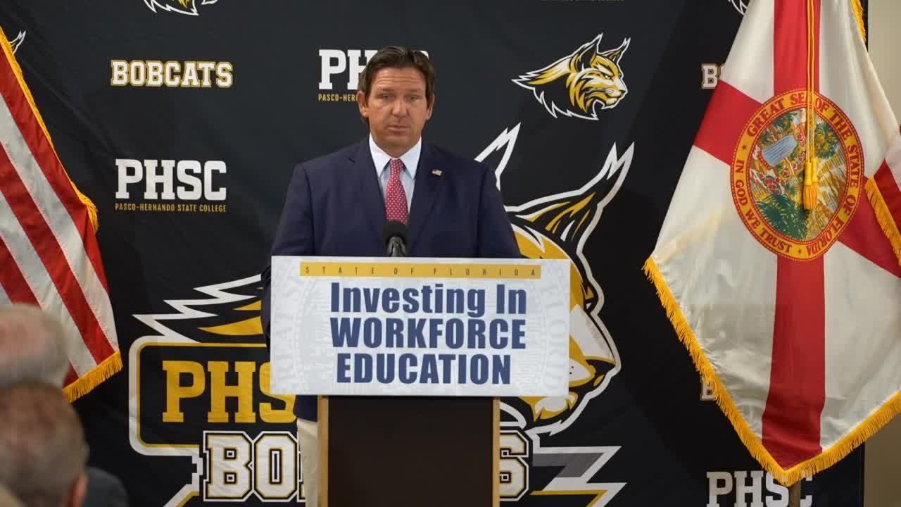 Gov. DeSantis announced $3 million job growth grant for Pasco-Hernando State College