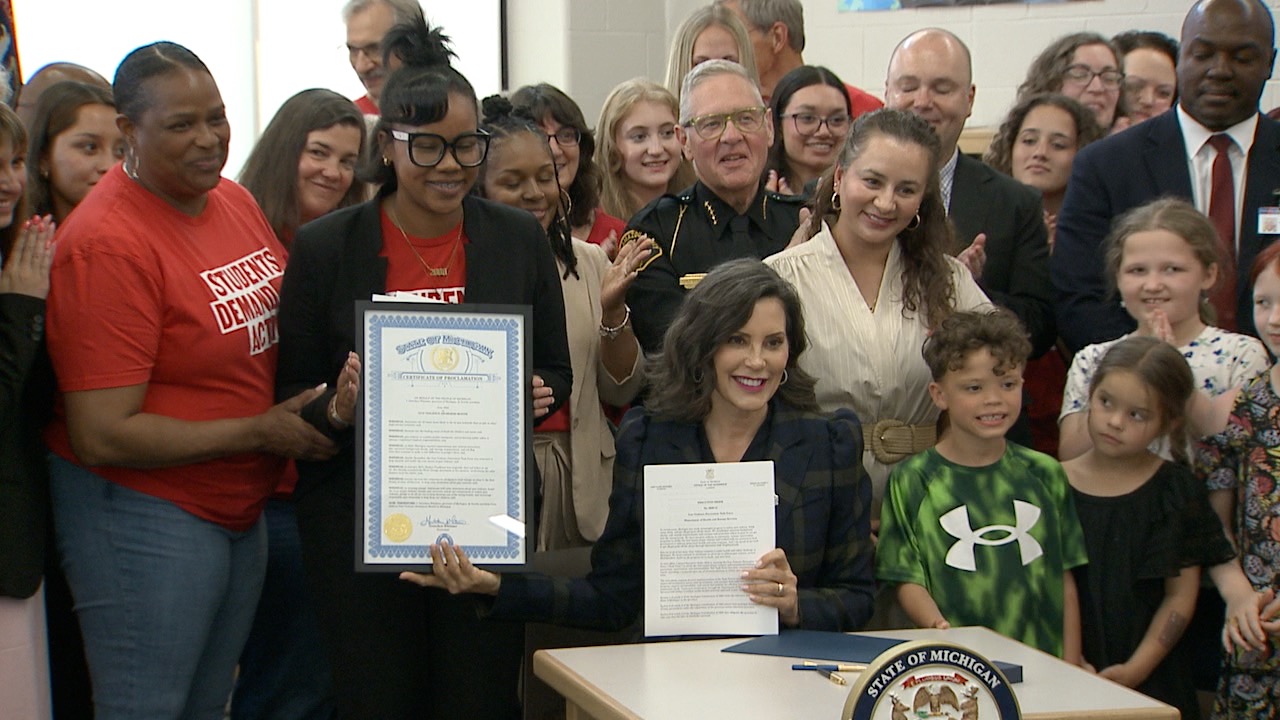 Gun violence task force executive order signing