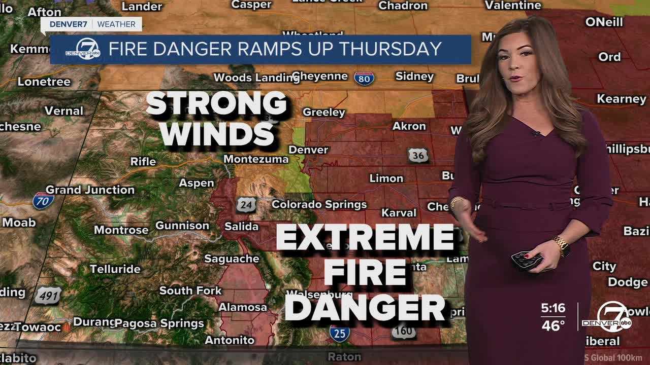 Fire Danger Ramps Up Thursday