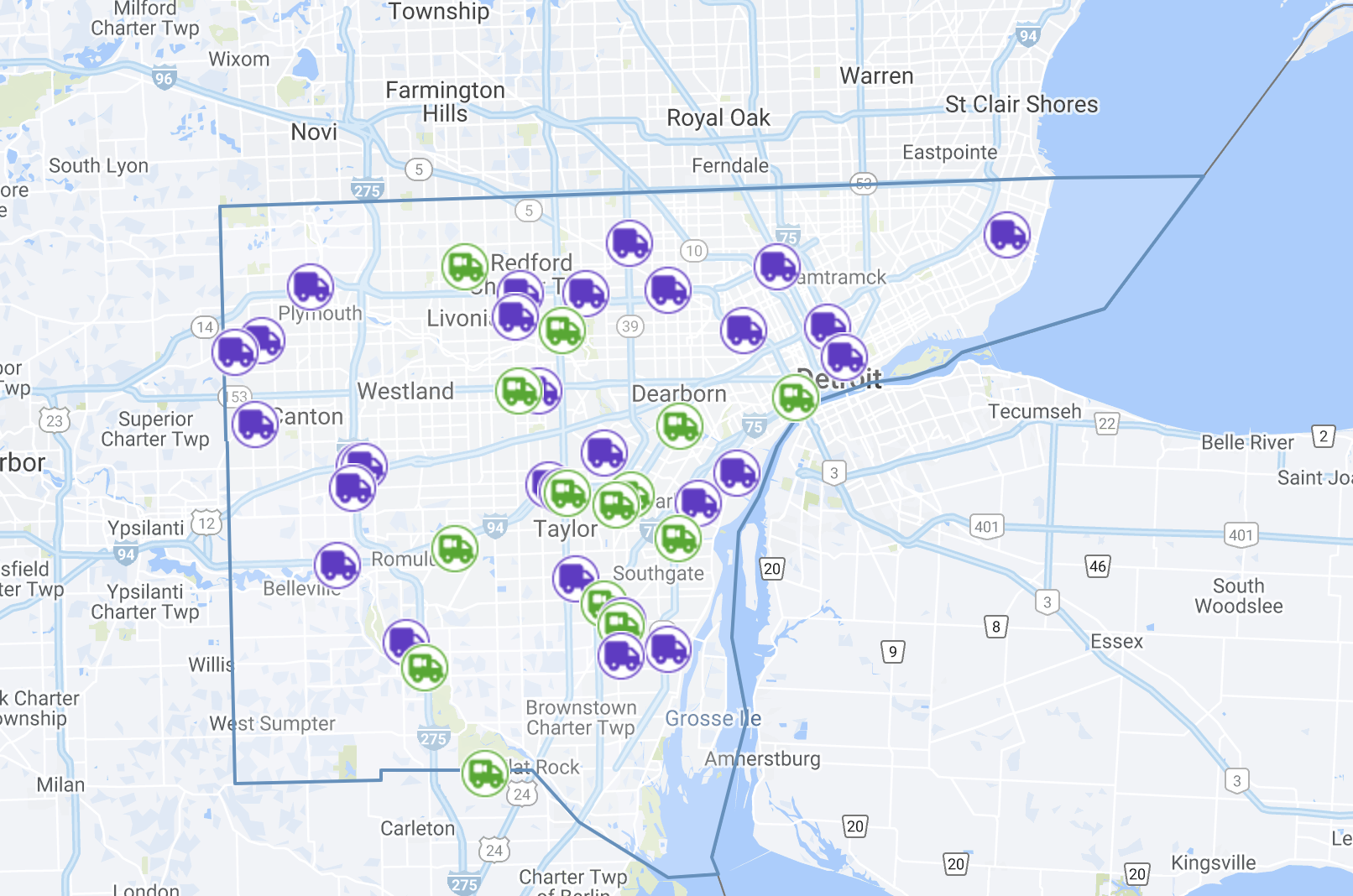 Here's how to track snowplows clearing roads in metro Detroit