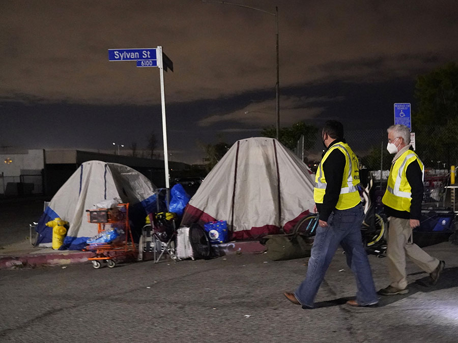 la los angeles homeless