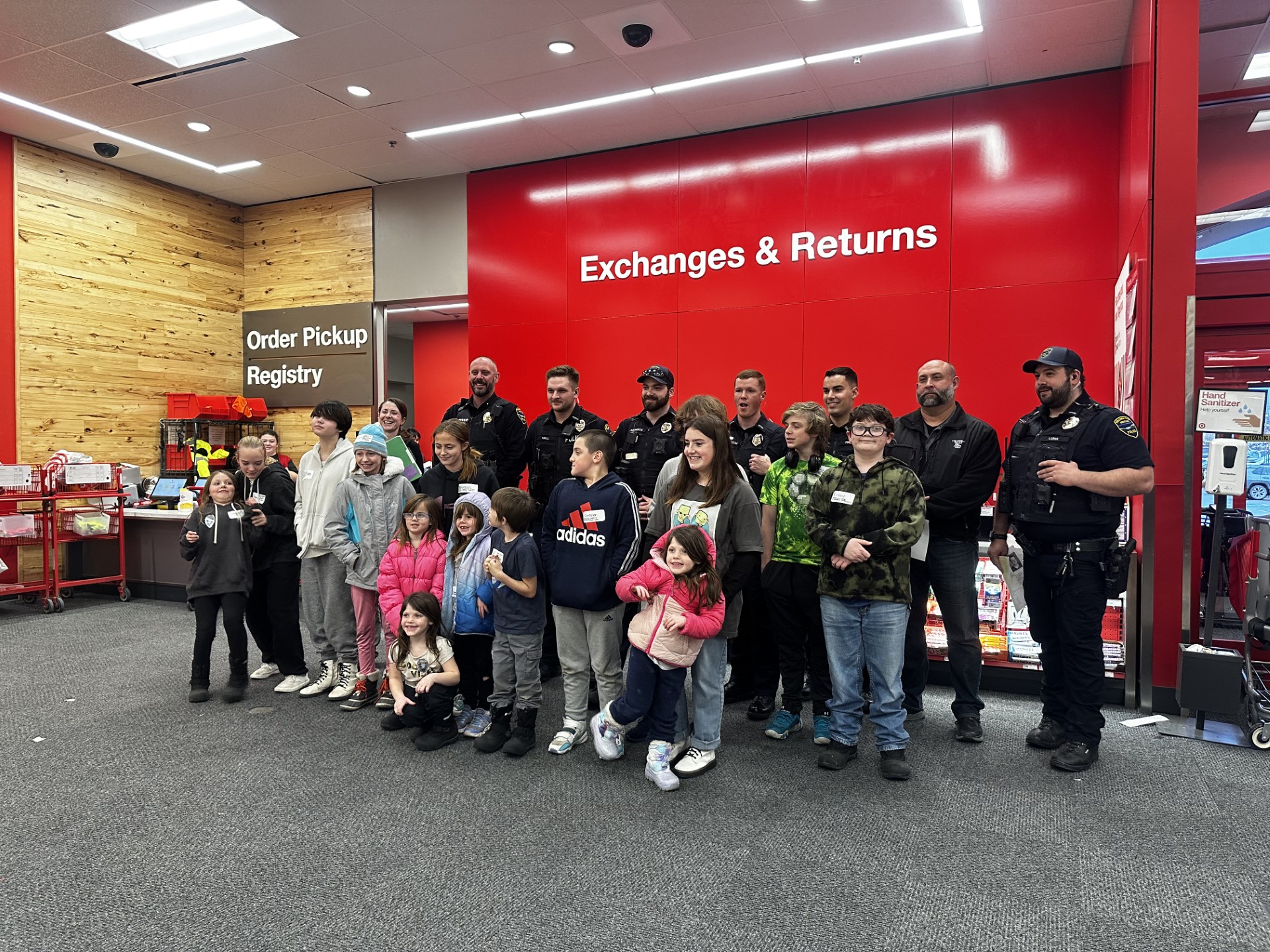 Columbia Falls Police Shop with a Cop
