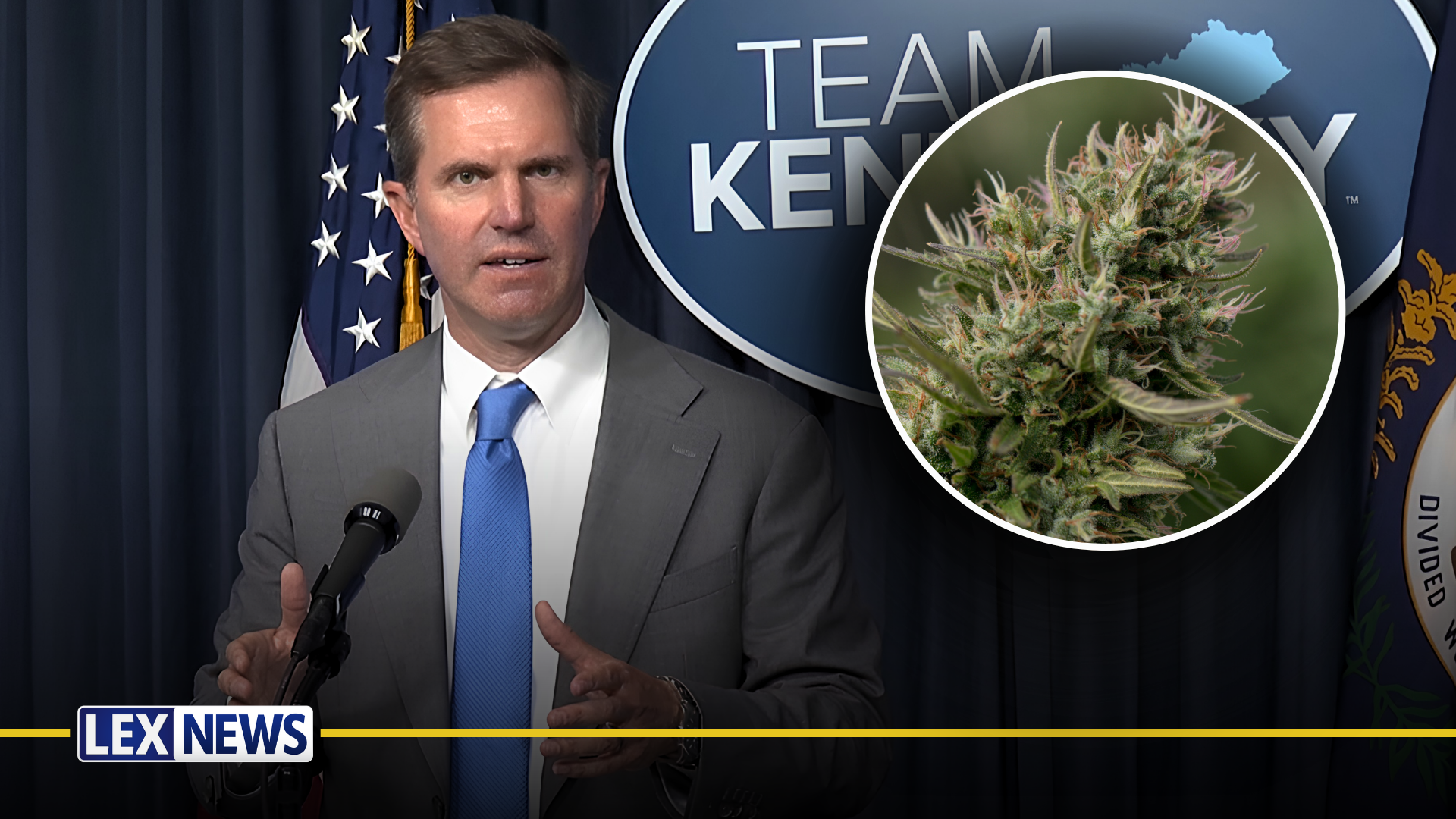 Gov. Beshear speaks on medical marijuana