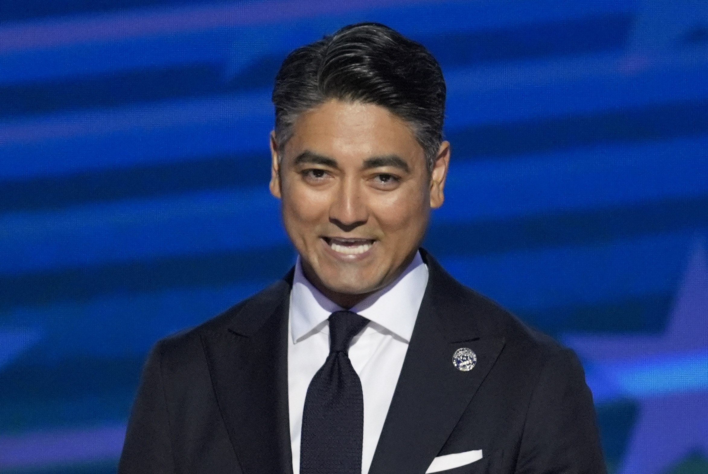 Mayor Aftab Pureval spoke at the 2024 Democratic National Convention