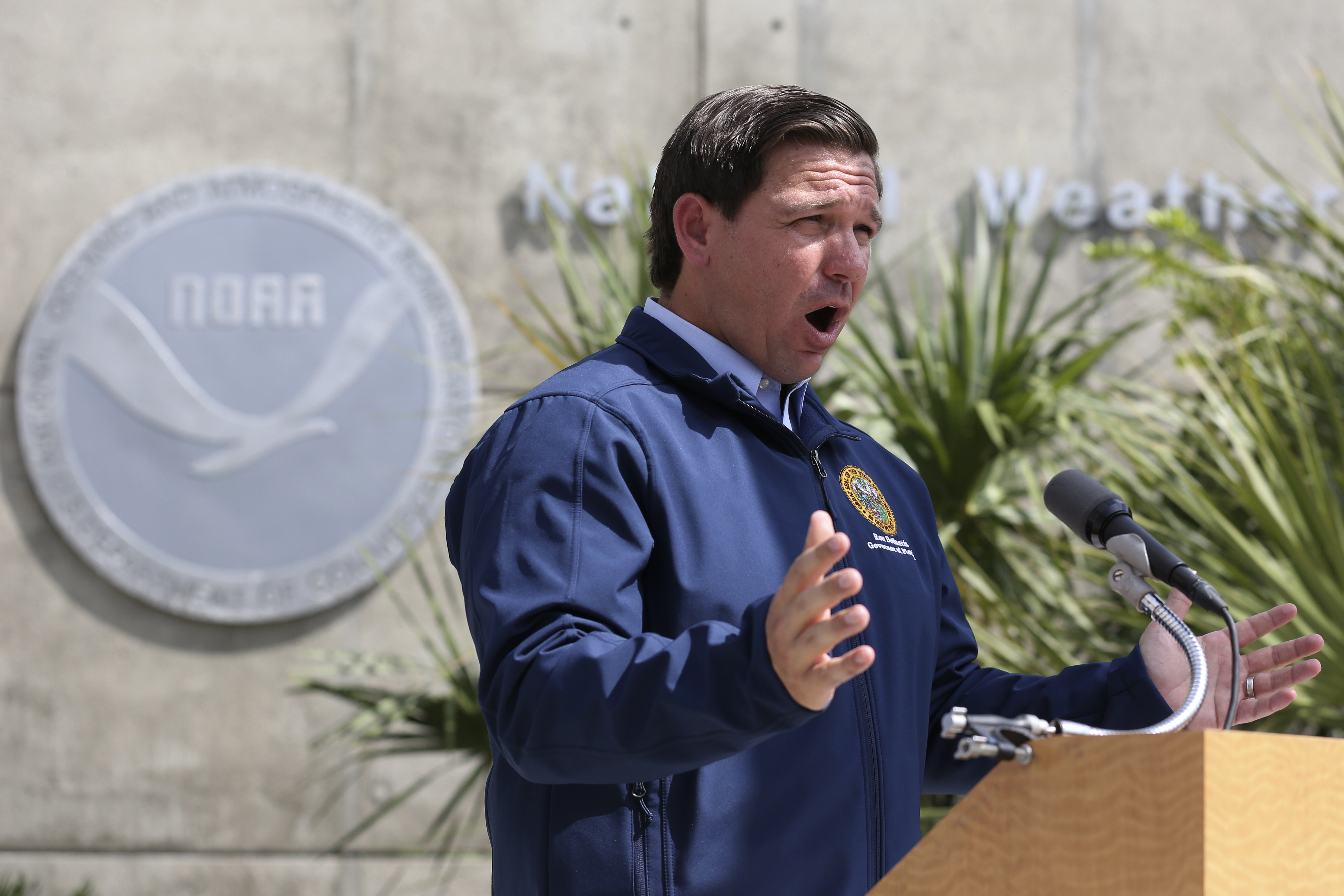 Gov. Ron DeSantis discusses Tropical Storm Dorian in August 2019