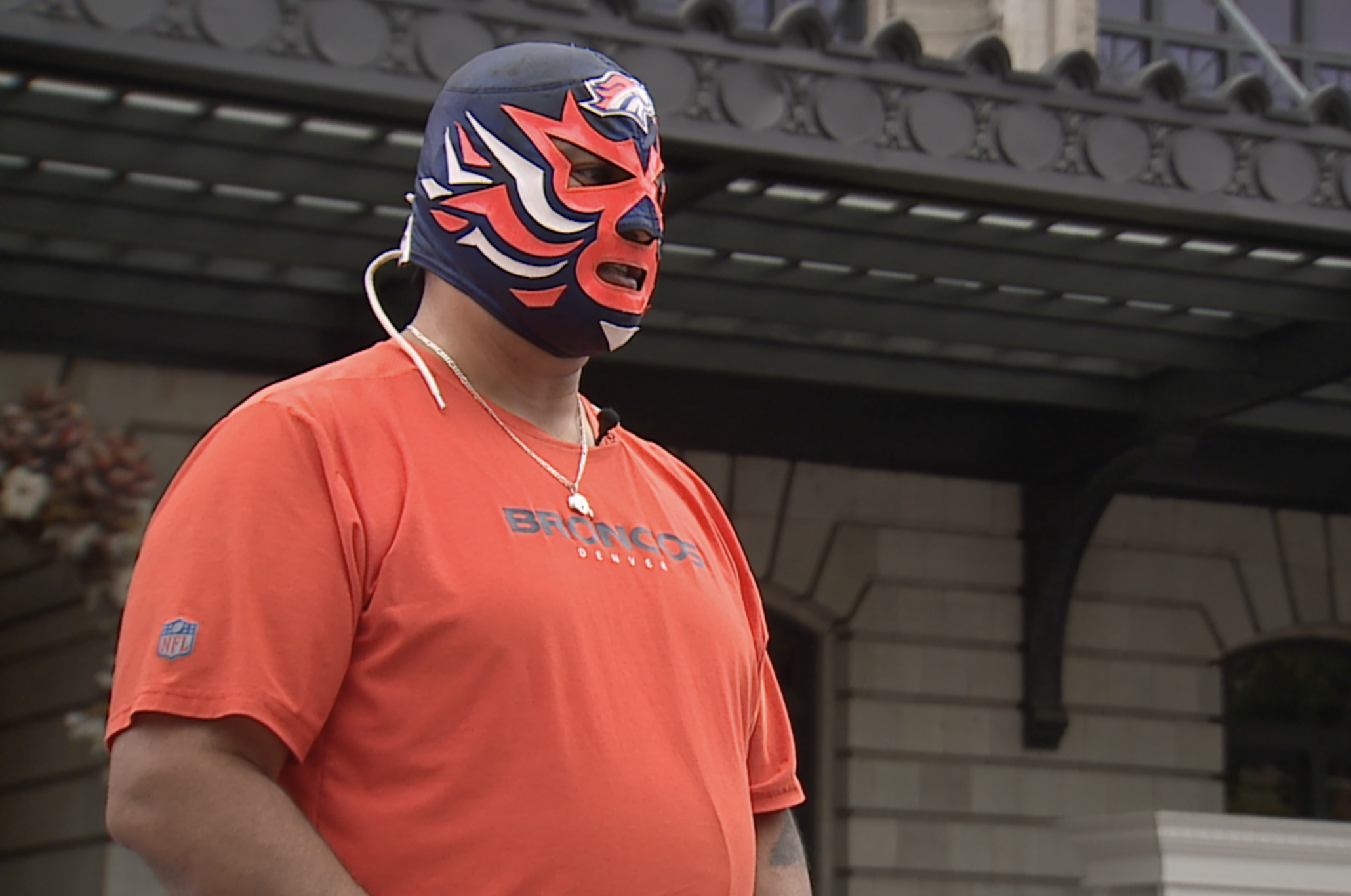 Elias Balderrama took up the alter ego "Bronco Libre" in 2015.