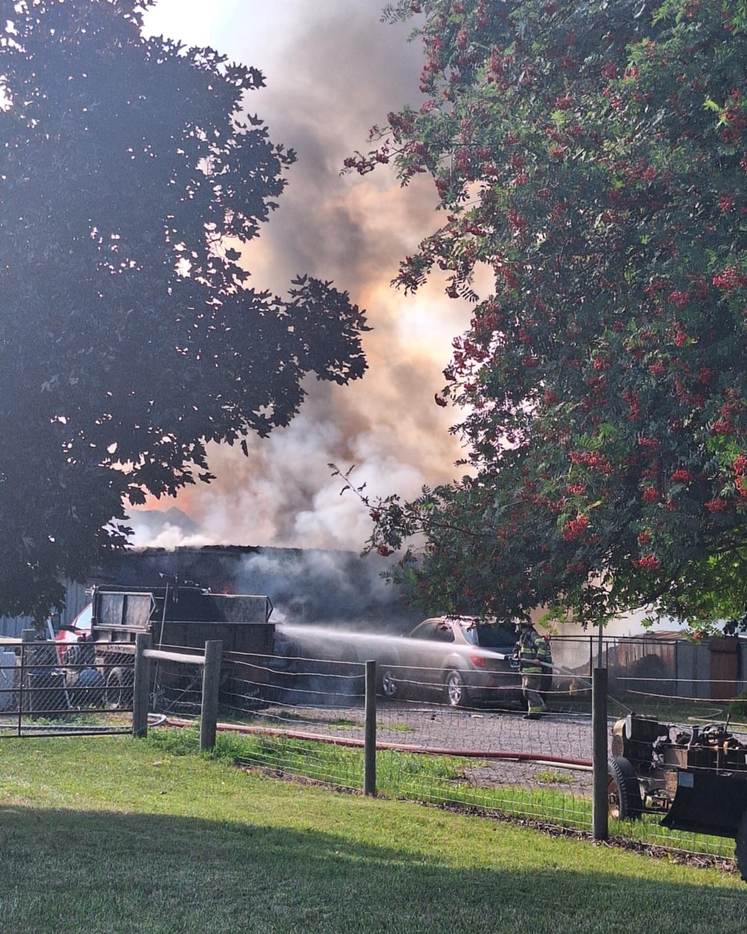 Polson Garage Fire 