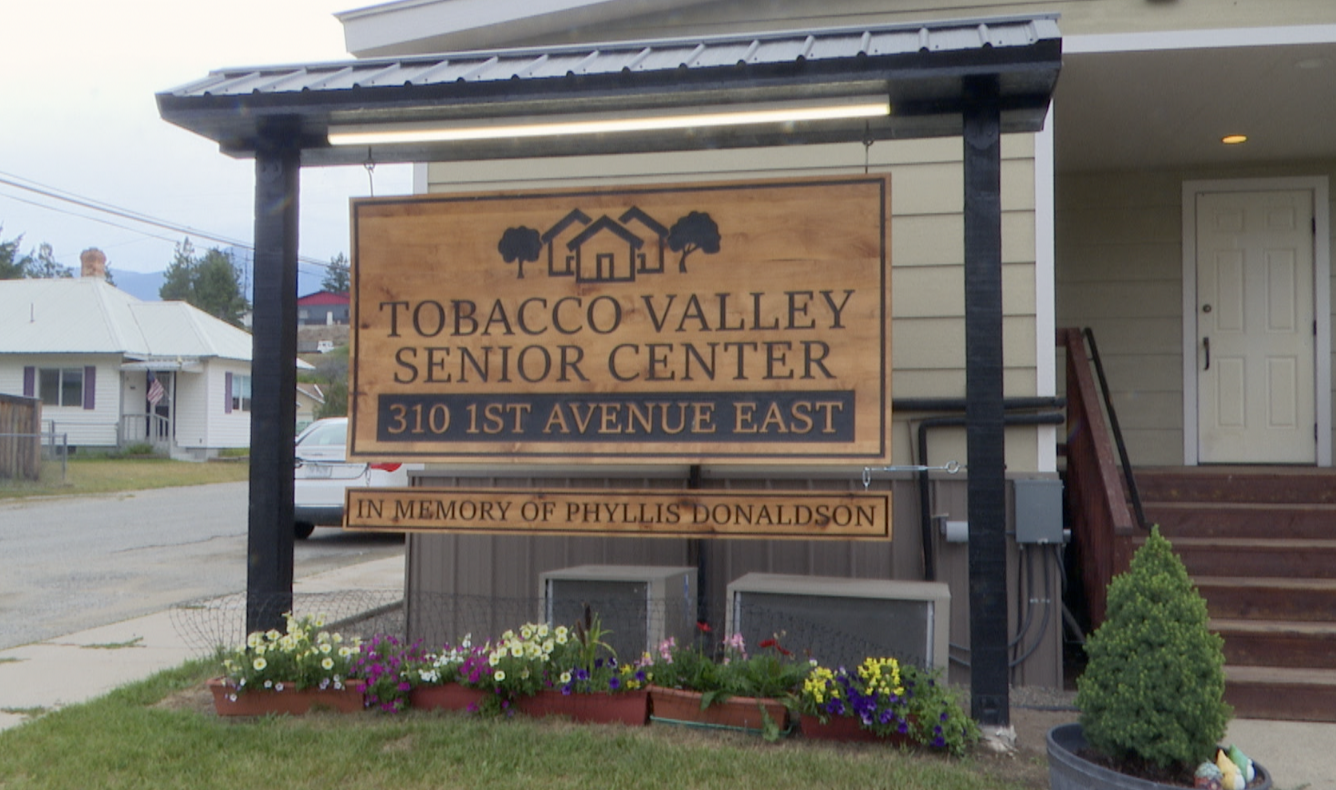 New sign at the Tobacco Valley Senior Center