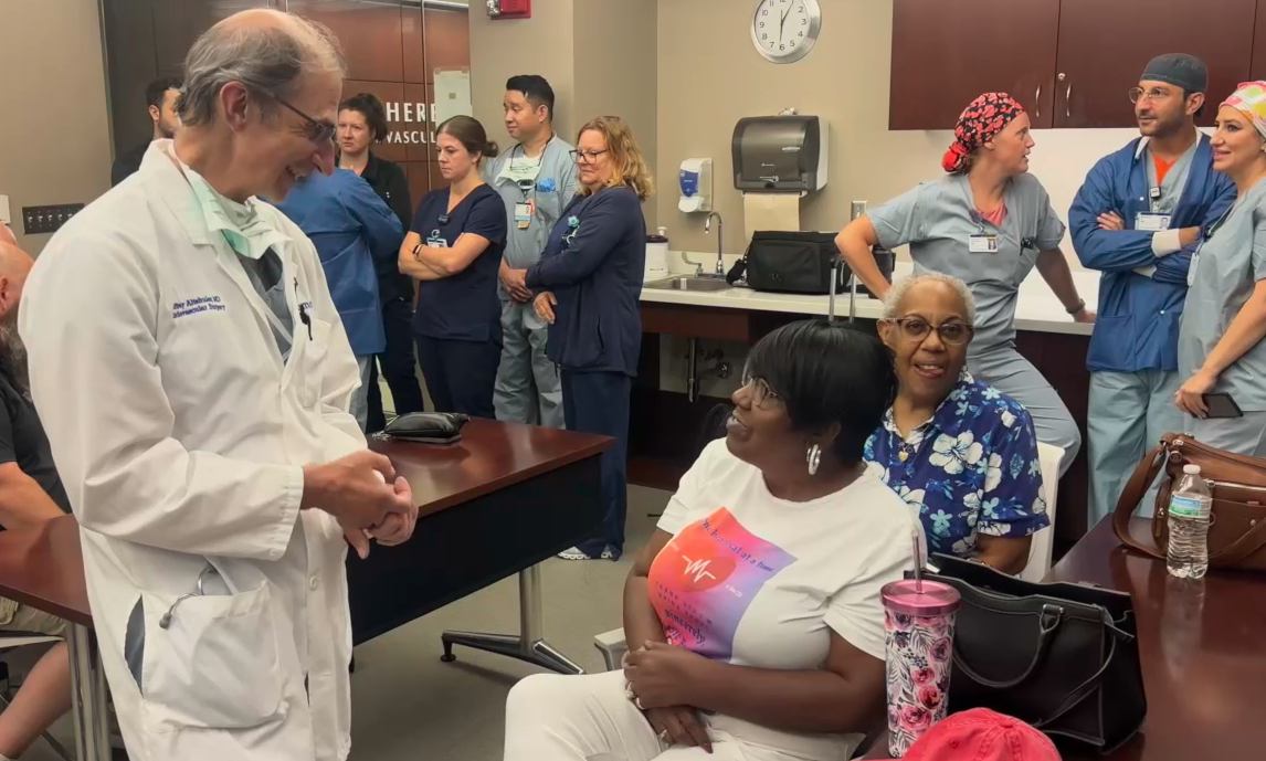Heart disease survivors reunite with doctors who saved them