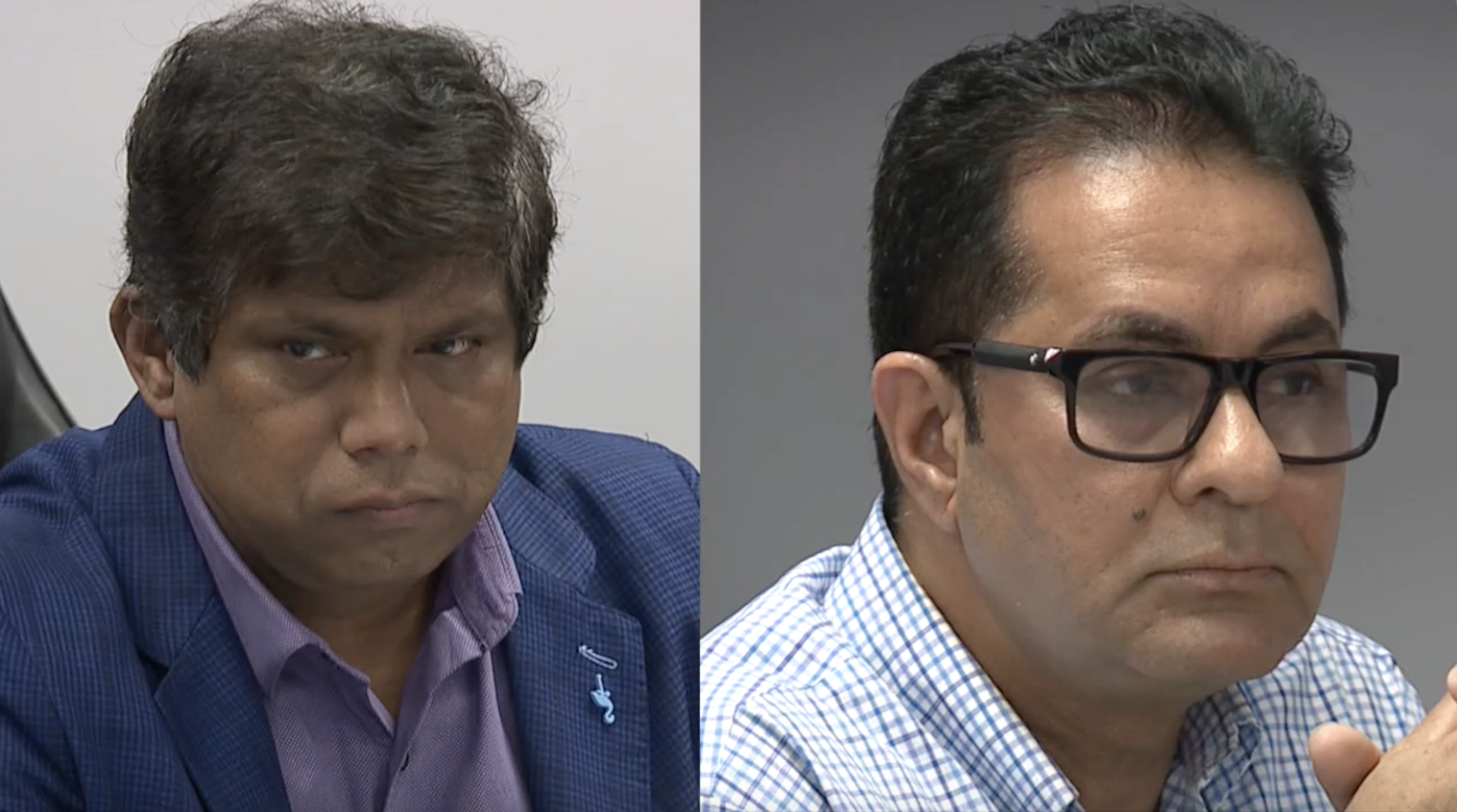 Councilman Abu Musa (left) and Councilman Muhith Mahmood (right)
