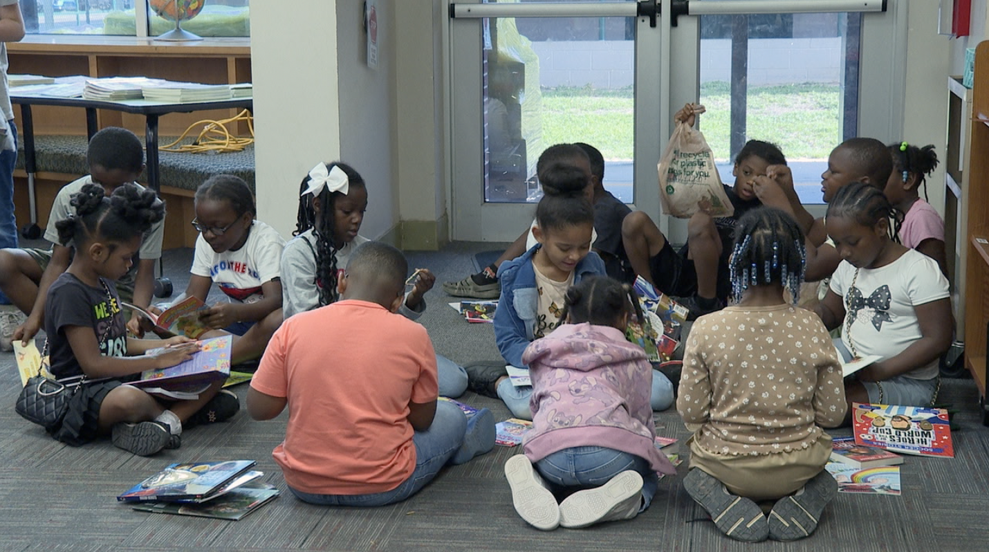 'If You Give a Child a Book' at Riley Elementary