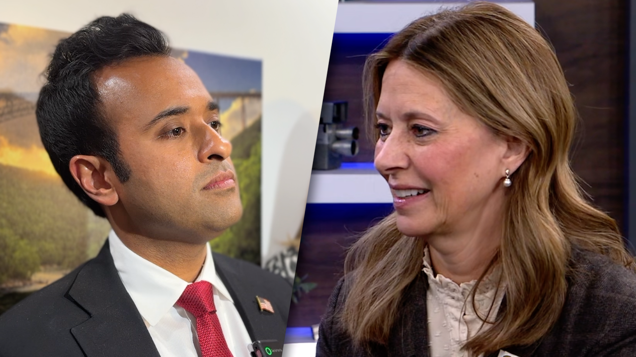 Vivek Ramaswamy and Amy Acton