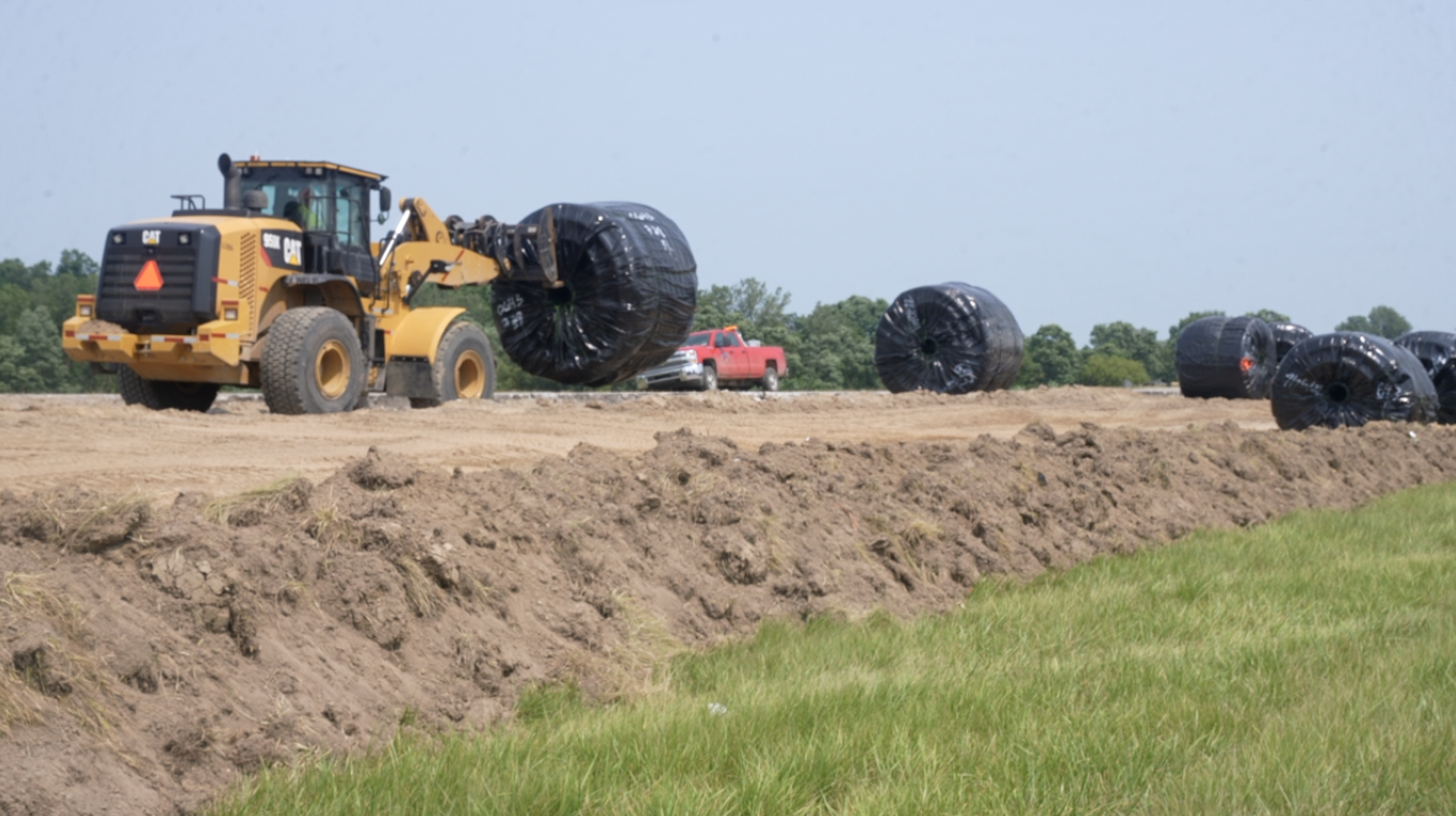 Construction on I-69 Westbound 