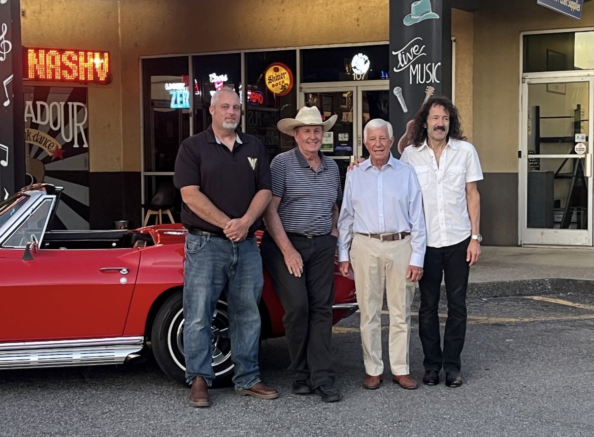 Country musician's hit song helps inspire veteran to give away classic Corvette to a fellow vet