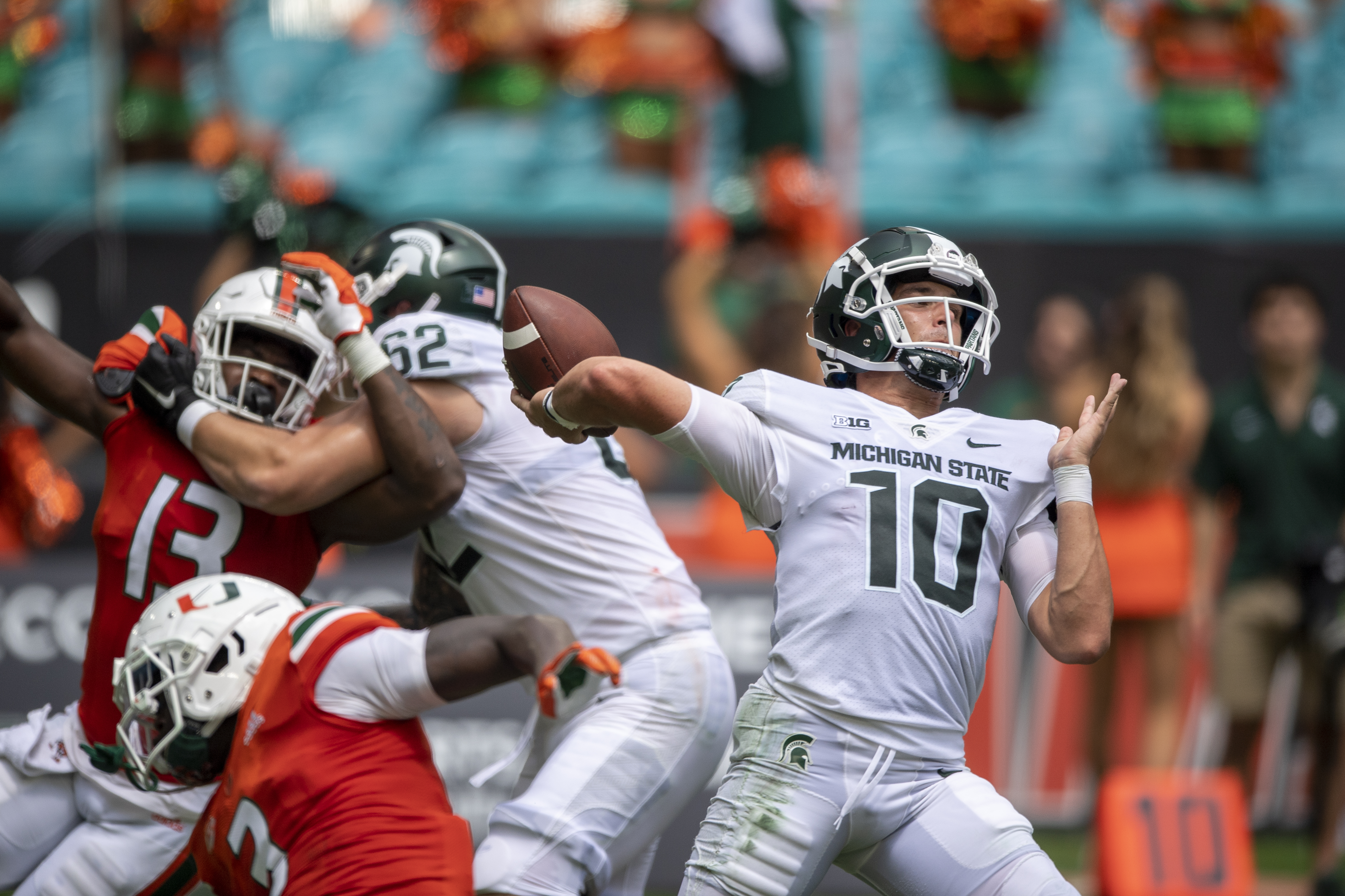 Payton Thorne Michigan State Miami Football