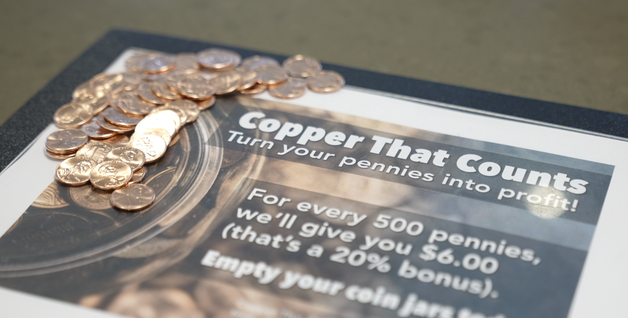 Local bank offers 20% bonus for pennies as U.S. stops production