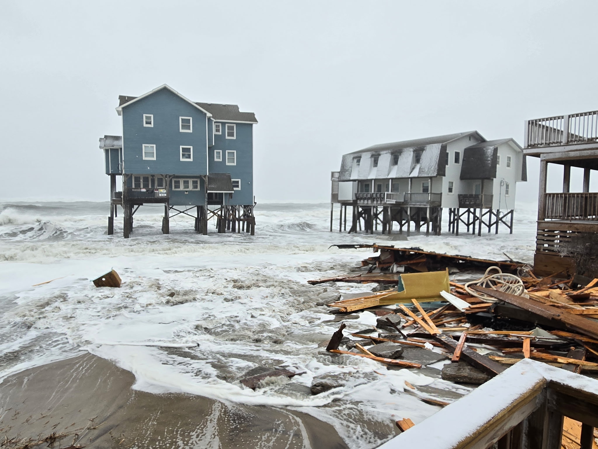 Storm claims another house in Buxton, N.C. Feb. 1, 2026