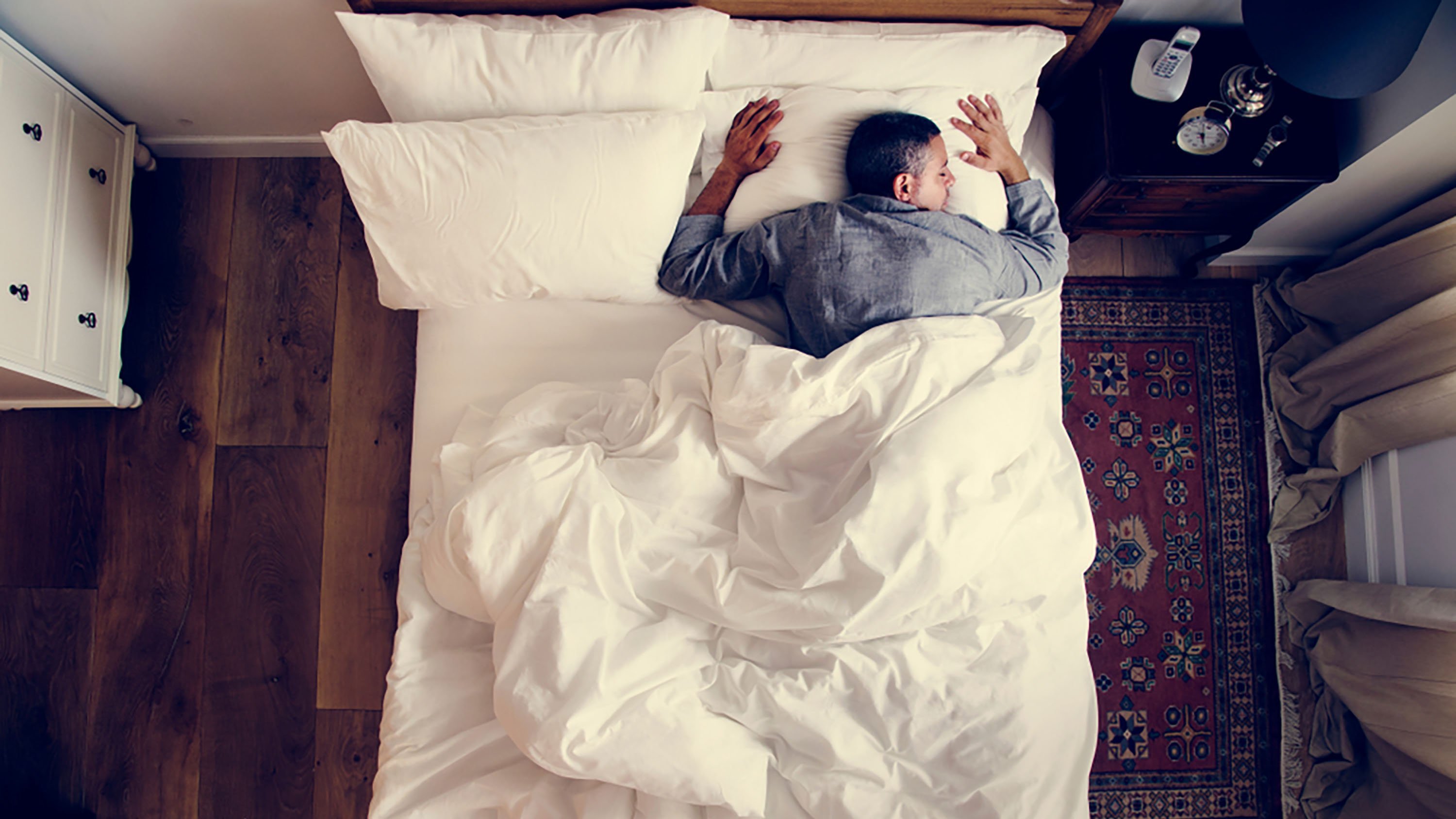 Sleeping man
