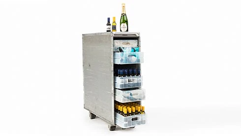 Airline is selling fully-stocked drink carts from retired planes
