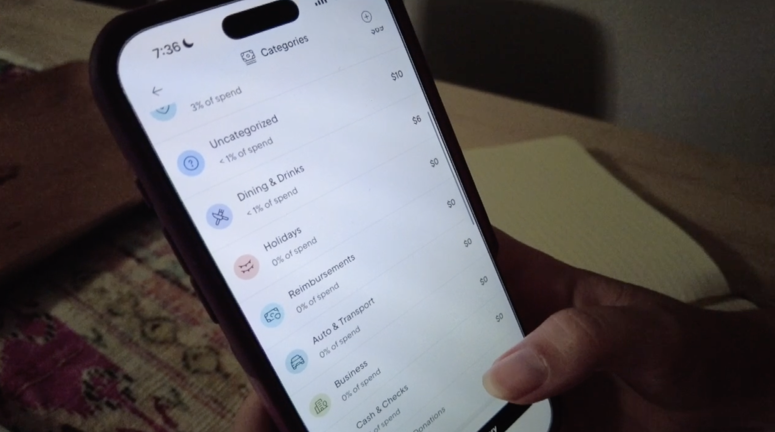 tracking finances