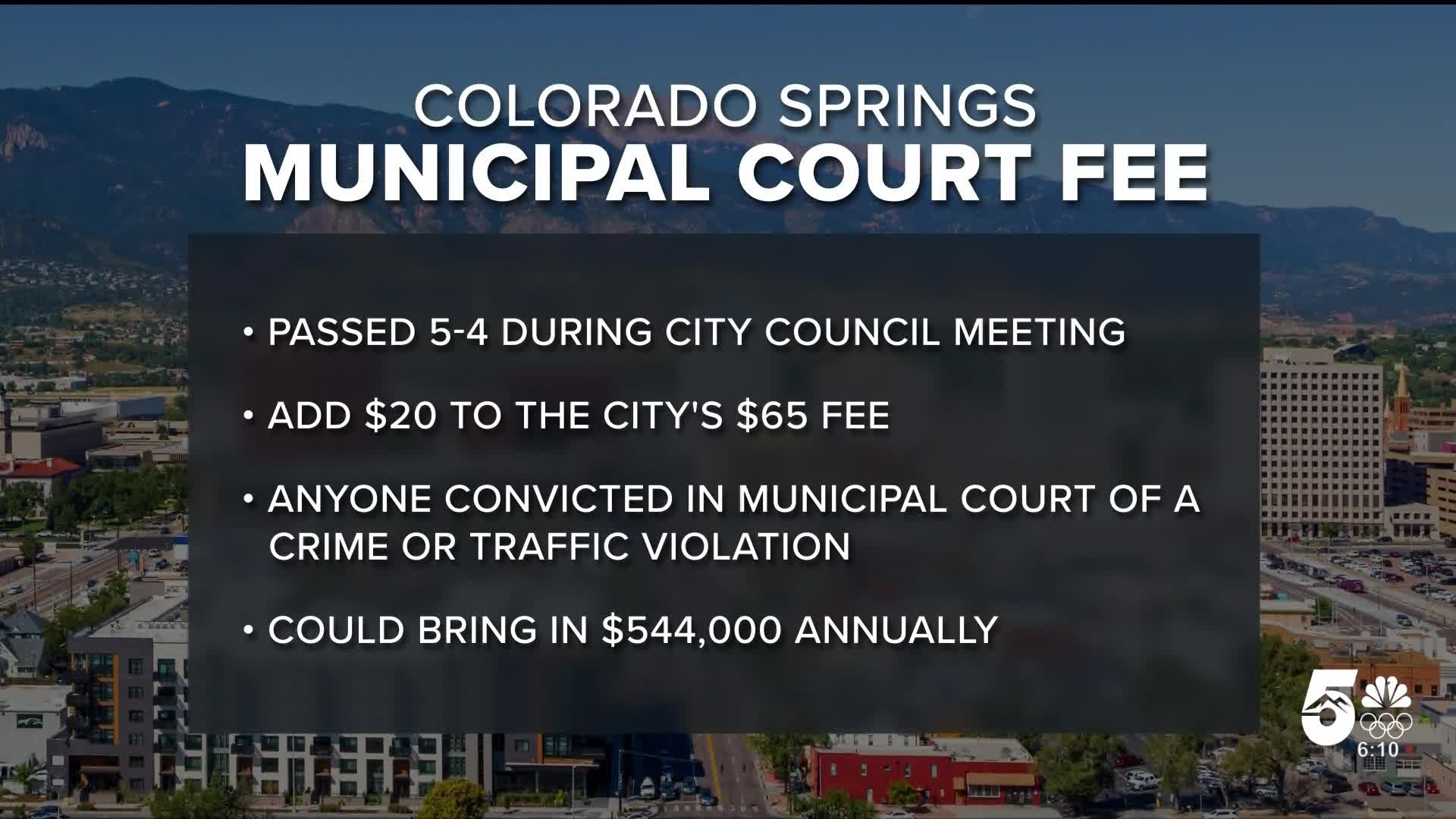 Municipal Court Fee