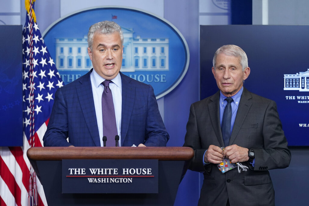 Anthony Fauci, Jeff Zients