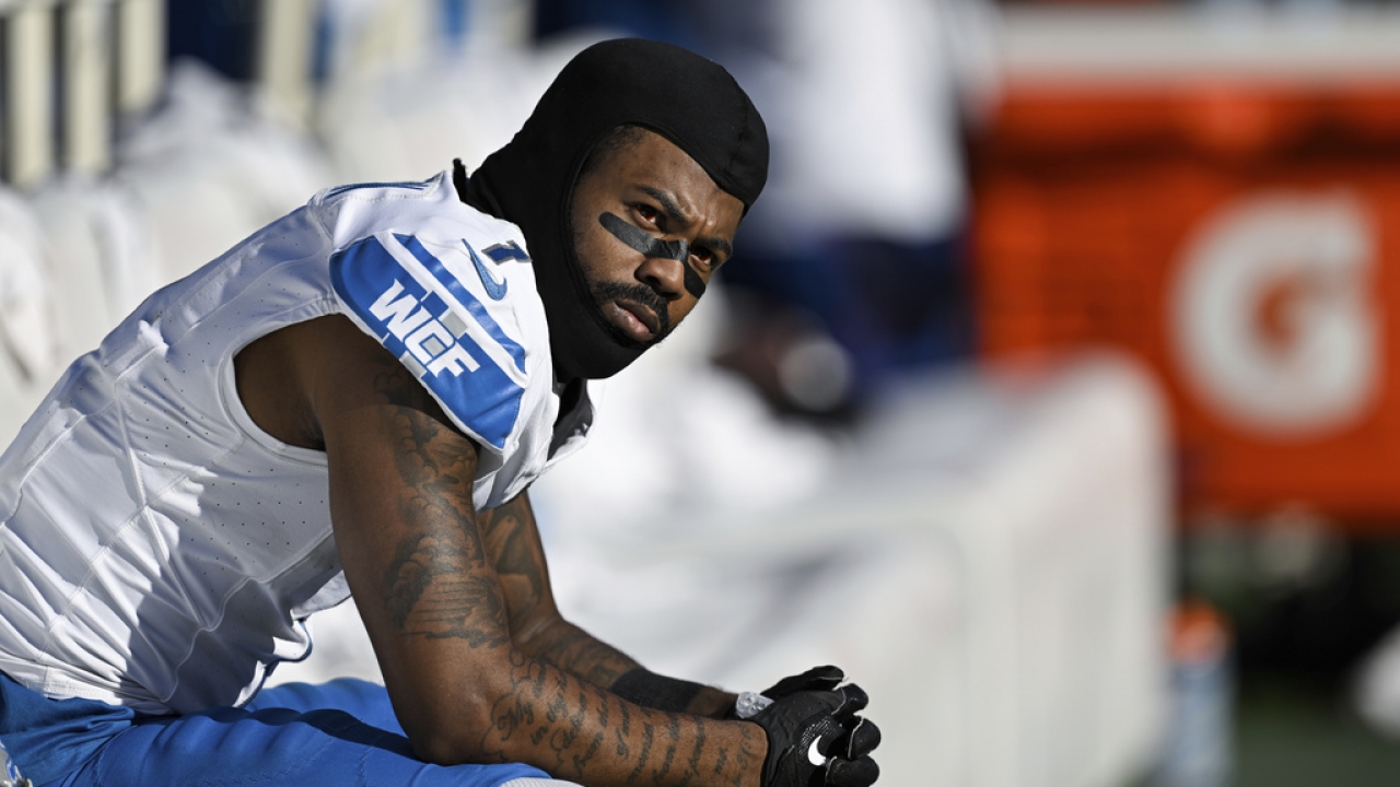 Detroit Lions cornerback Cameron Sutton is pictured.