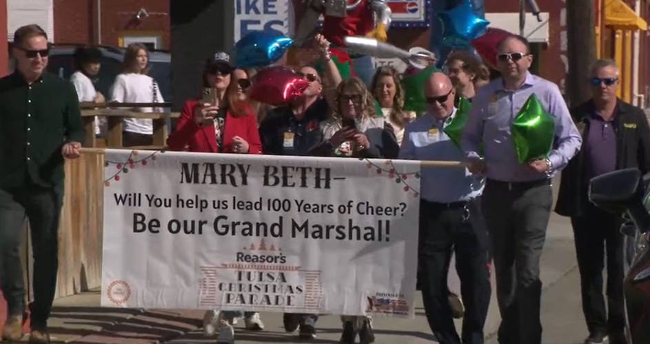 Mary Beth Babcock chosen as Grand Marshal for 100th Tulsa Christmas Parade