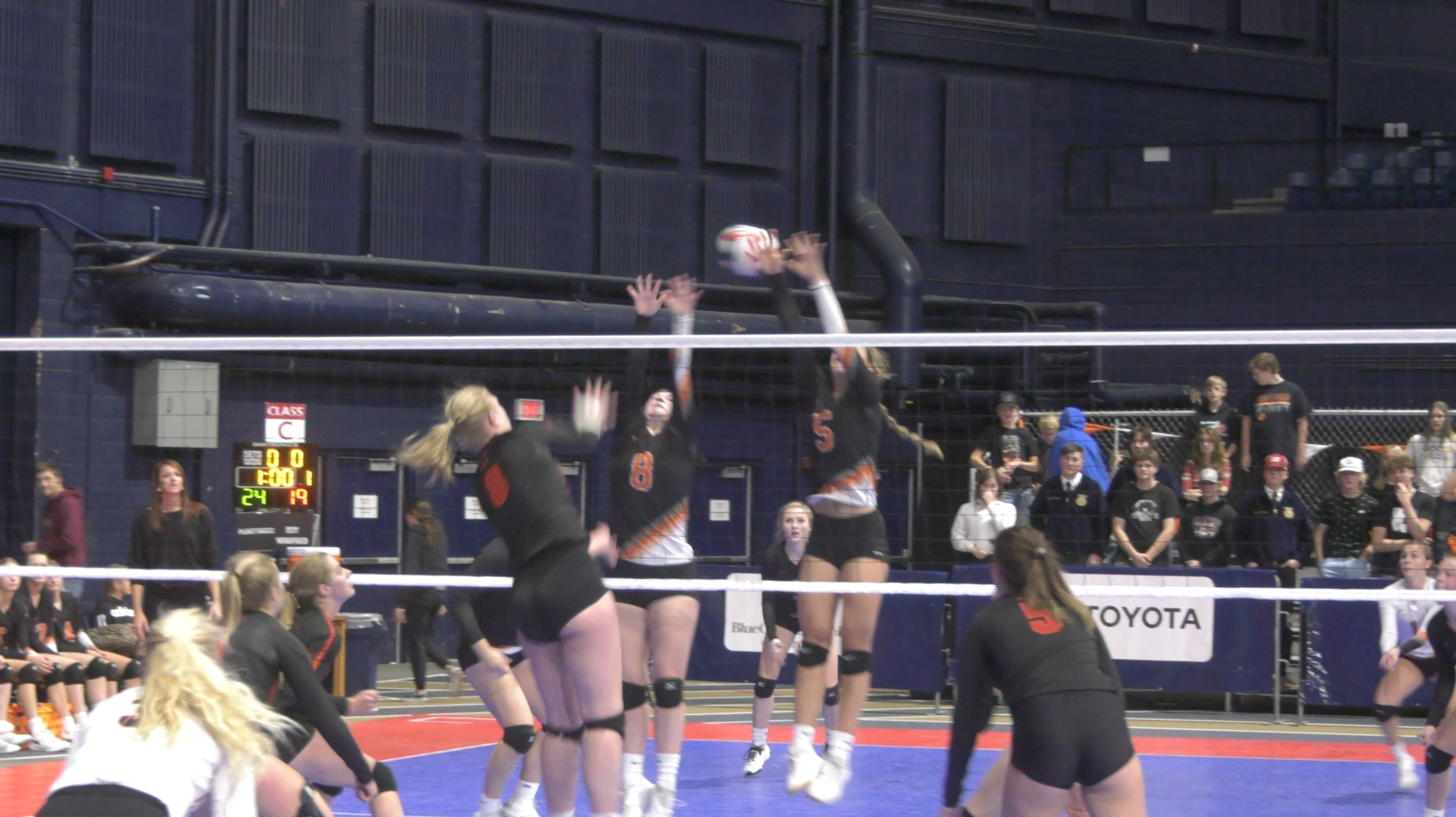 State C Volleyball round one: Plentywood cruises past Roy-Winifred