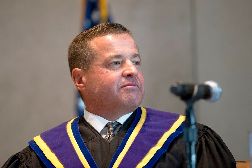  Pennsylvania Supreme Court Justice David N. Wecht attends a ceremony at the National Constitution Center in Philadelphia, Jan. 5, 2016. 