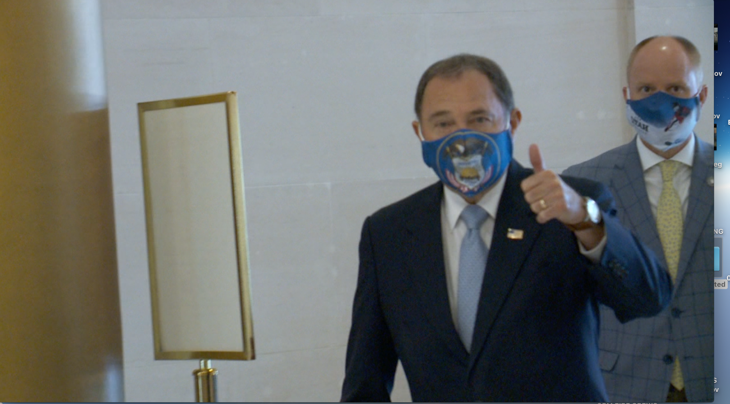 Governor Herbert face mask