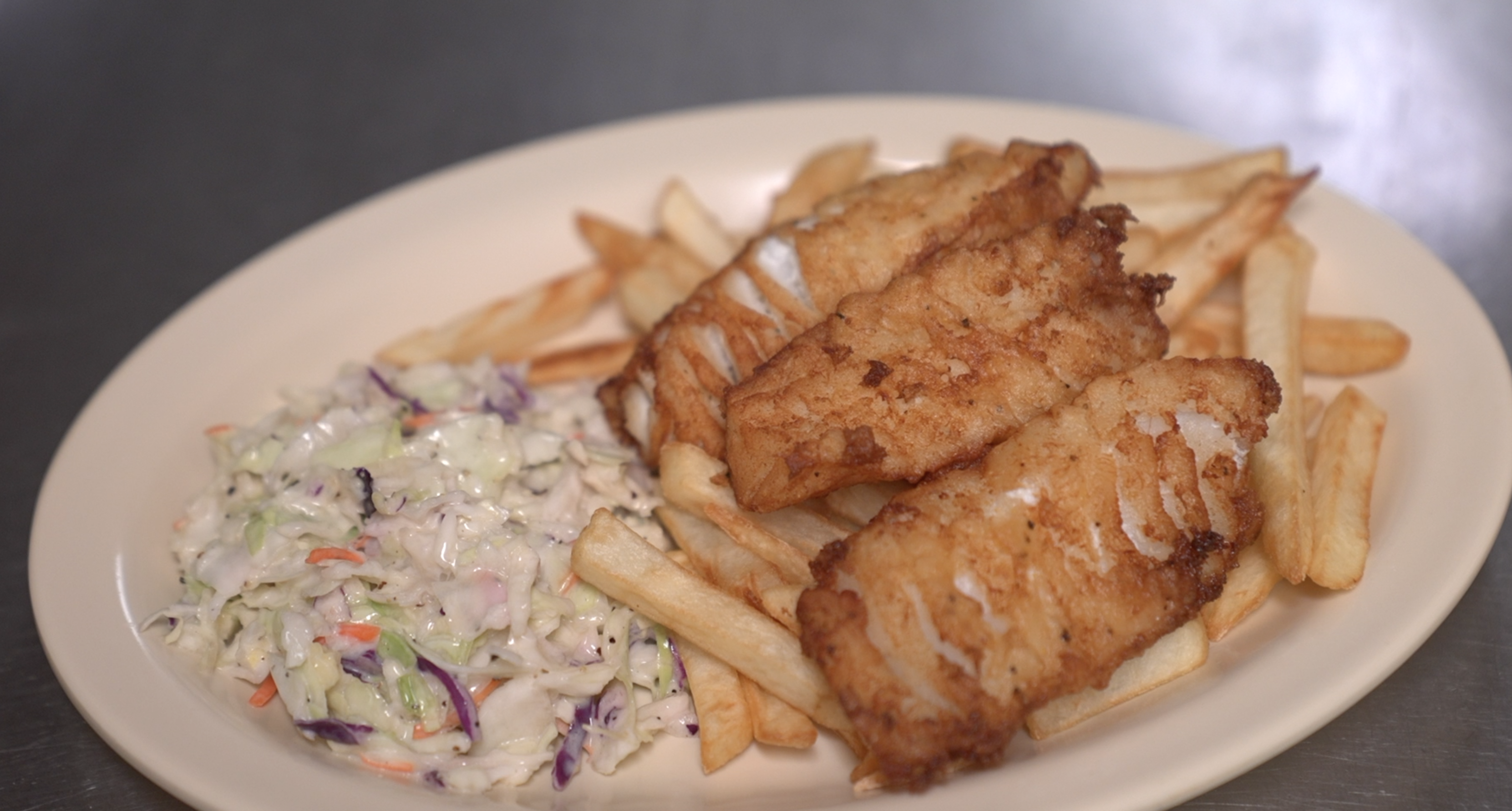 three-piece fish at Harry's Place