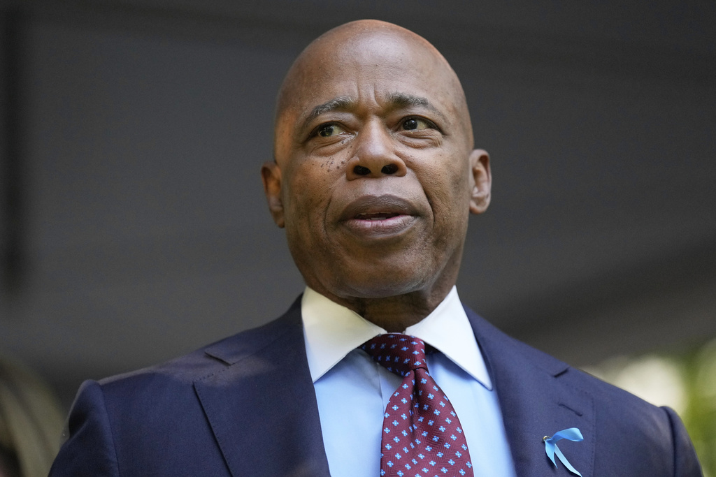 NYC mayor Eric Adams.