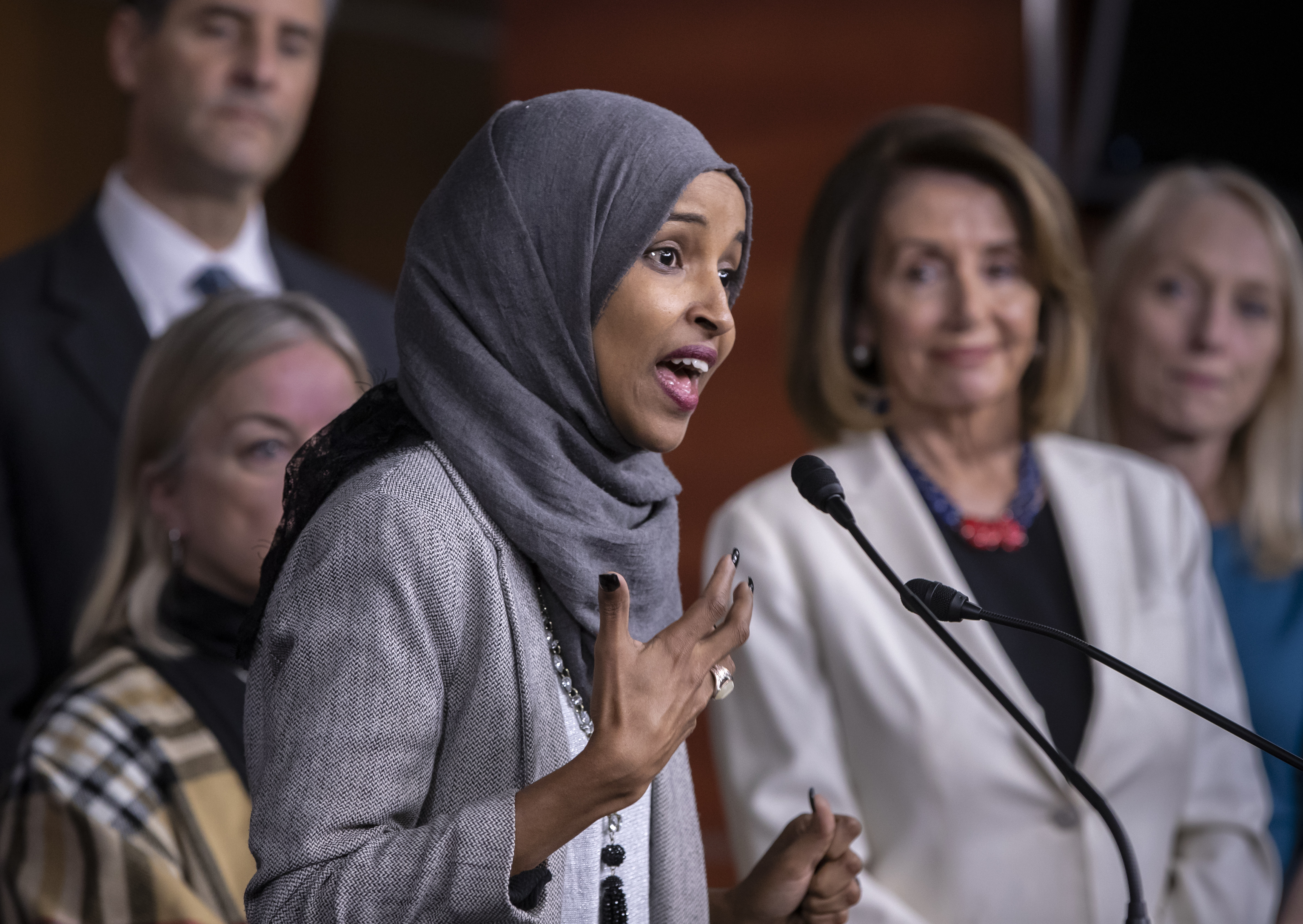 Nancy Pelosi, Ilhan Omar AP IMAGES
