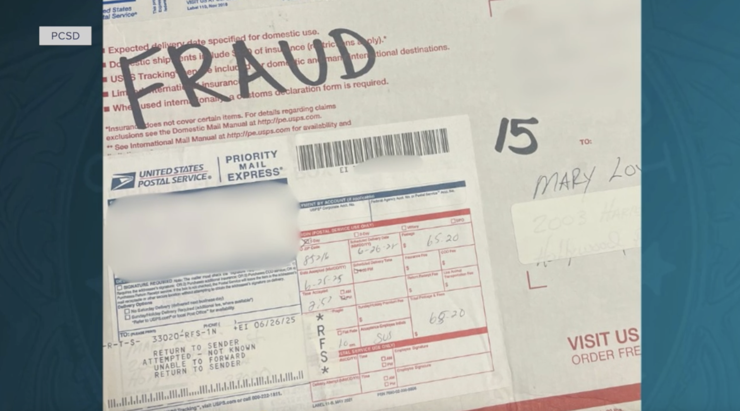 PCSD fraud