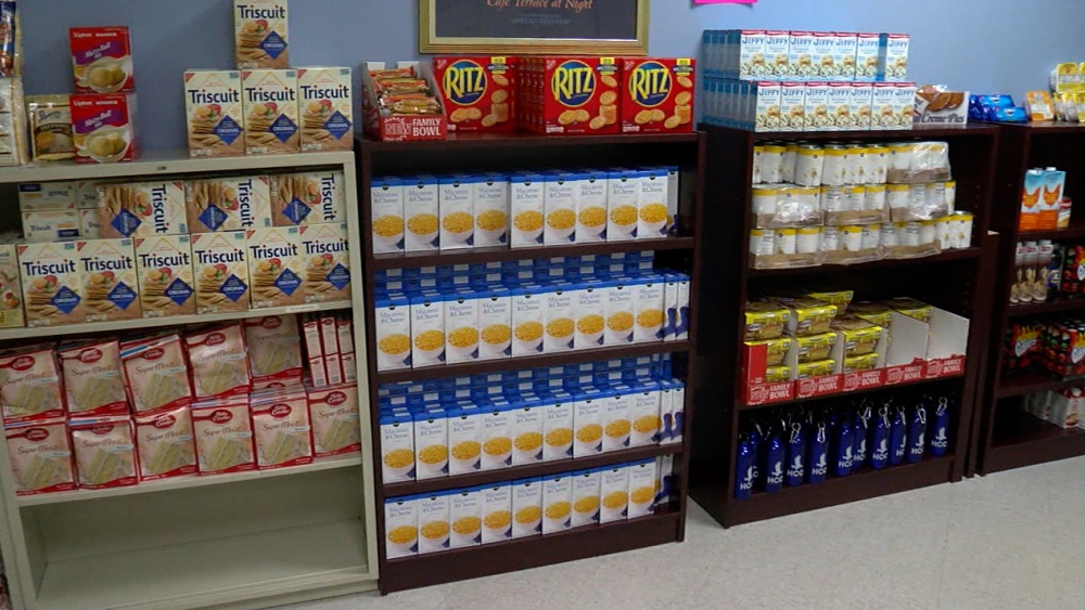 Hillsborough Community College food pantry