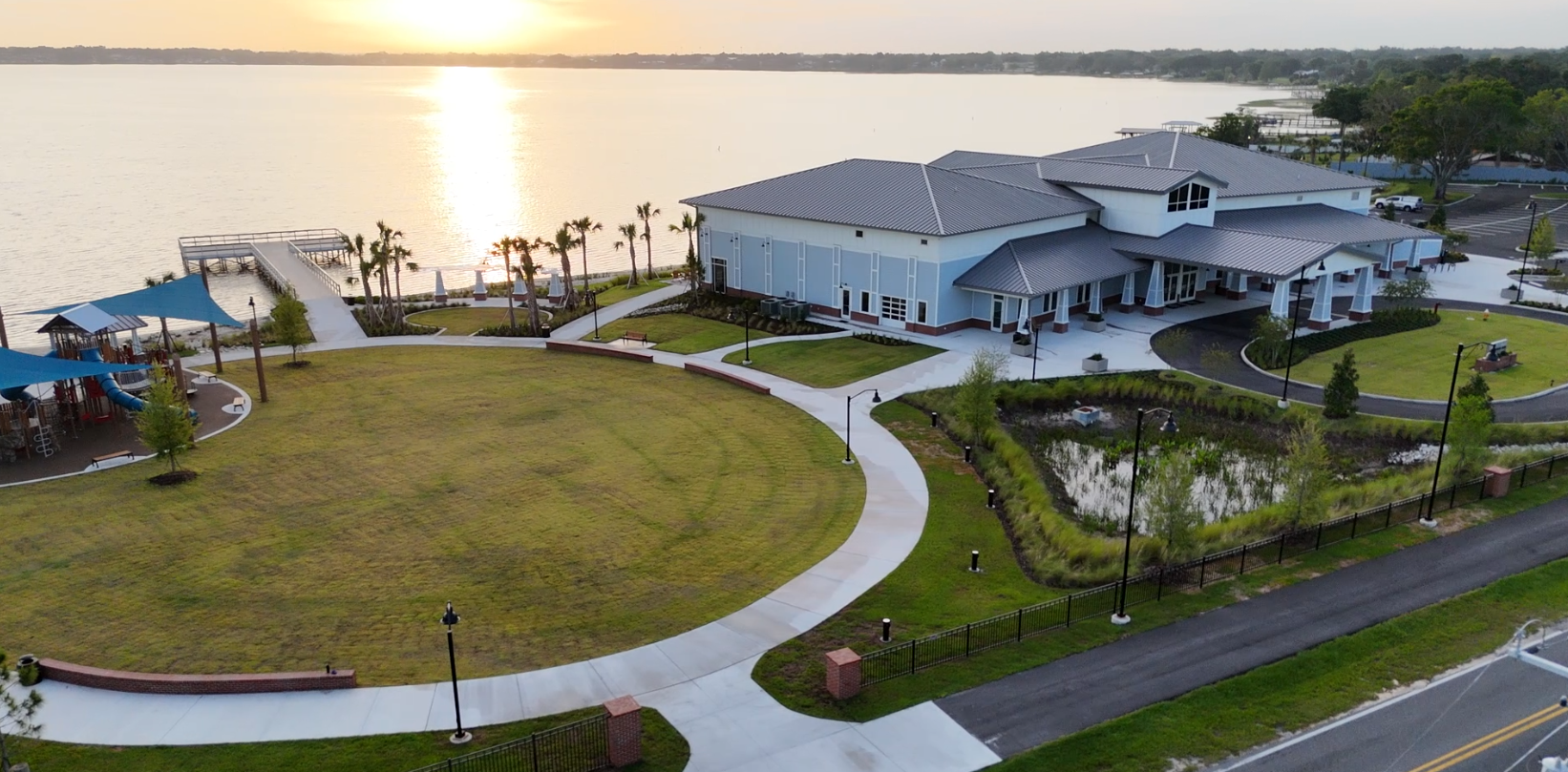 New civic center and park along Lake Ariana serves Auburndale community and embraces history 