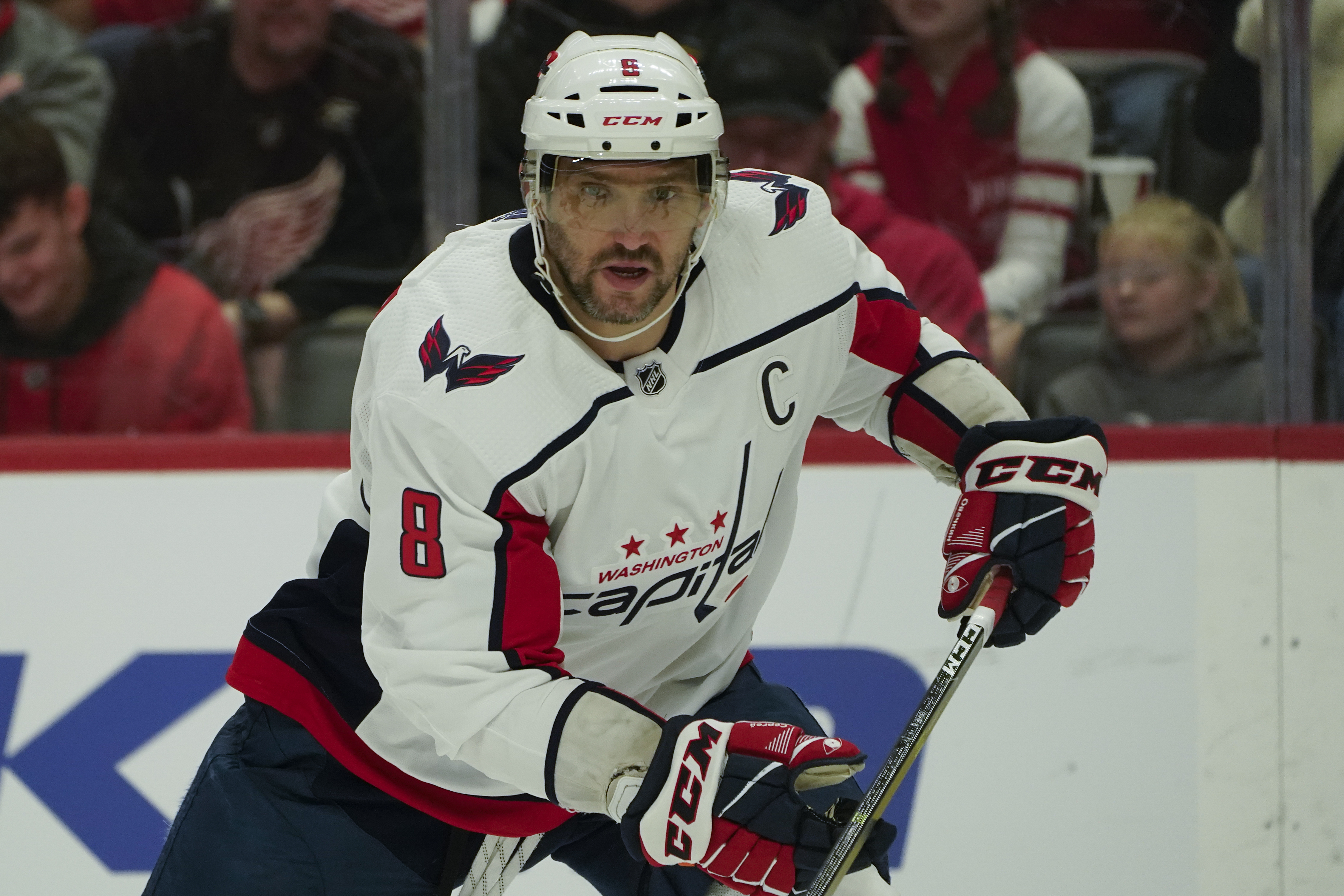 FILE Alex Ovechkin Capitals Red Wings Hockey