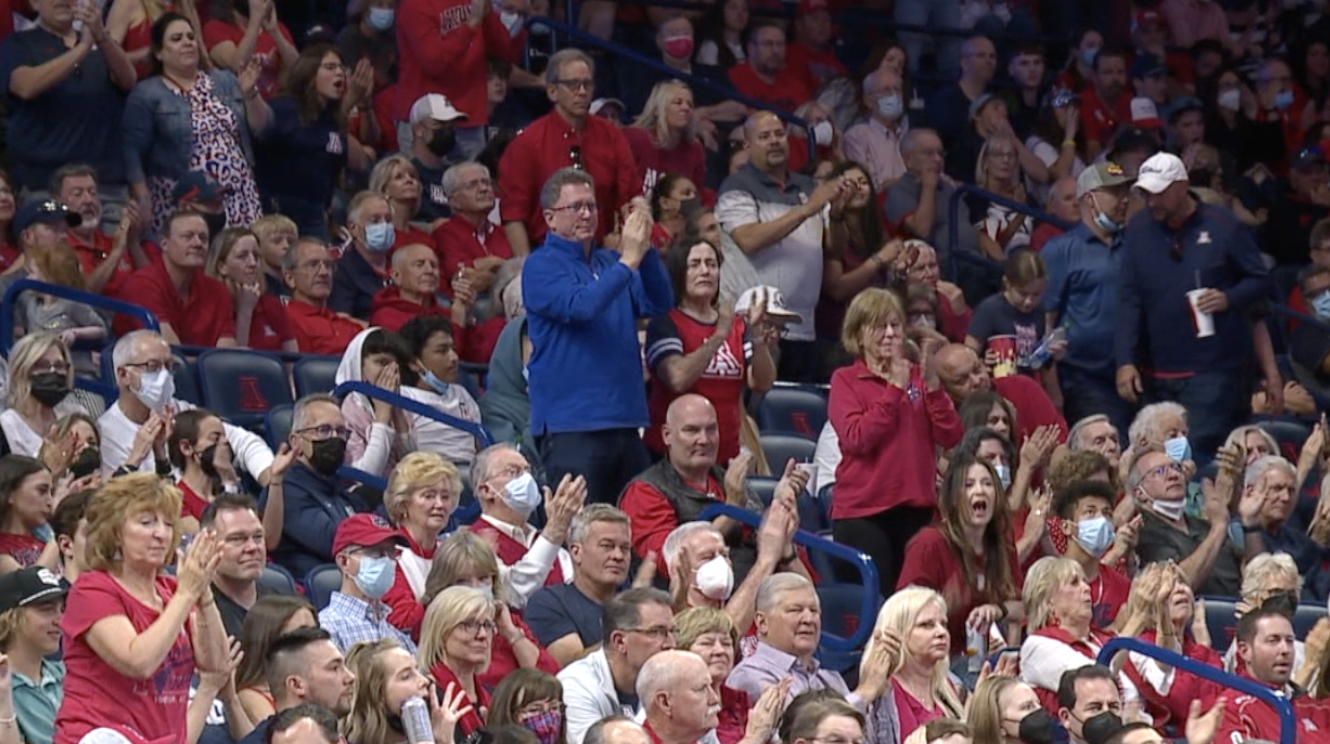 Fans at McKale