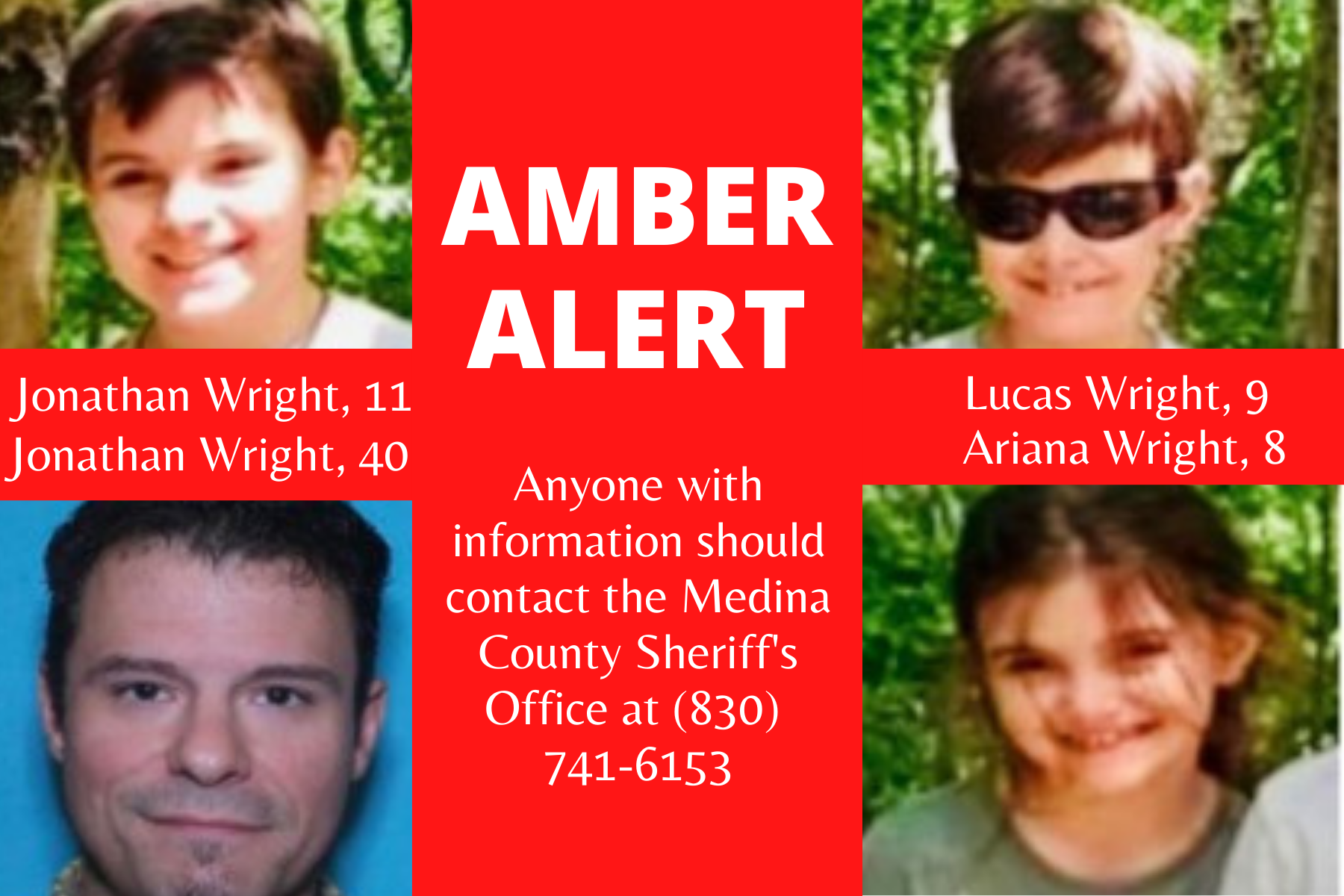 AMBER Alert issued for three Hondo children - Vimarsana News