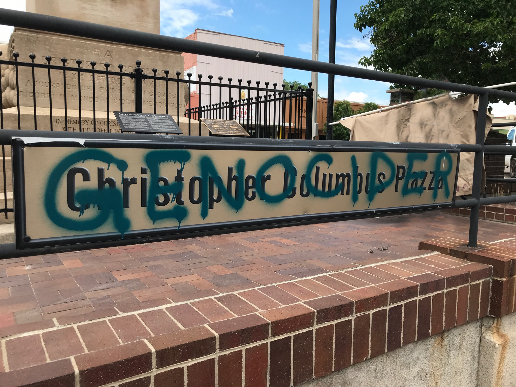 Grafitti in downtown Pueblo
